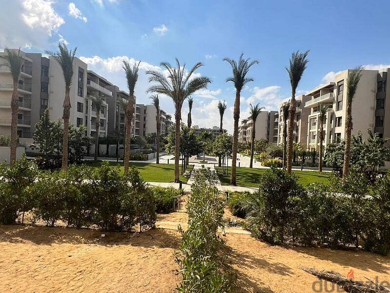 شقه ارضي بجاردن للبيع بدفع مقدم واقساط متساوية في ادريس ايست | Address East 15