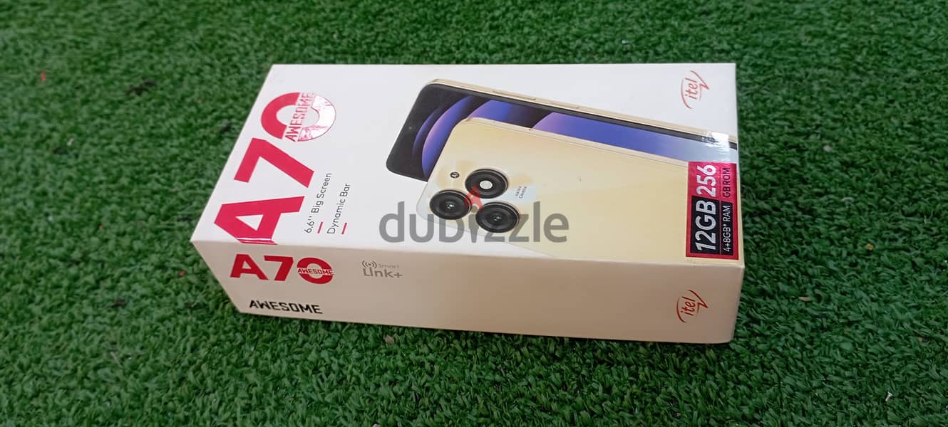 Itel a70 ram 4+8 256 زيرووو 3