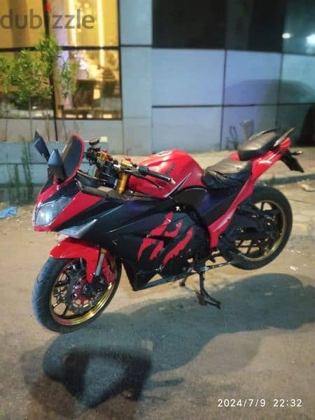 موتوسيكل ريس 250cc استعمال بحالة ممتازة 0