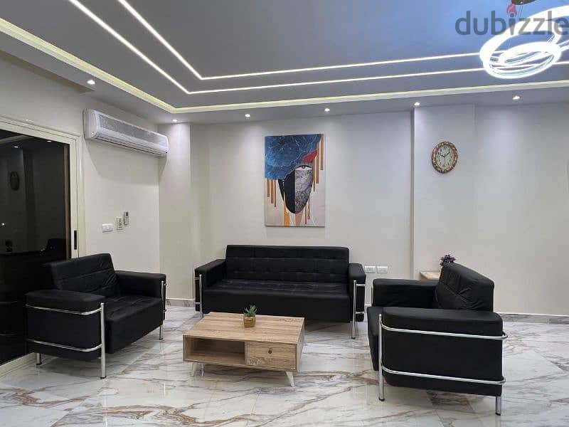 شقة للايجار مفروشة في الشيخ زايد شارع رئيسي مكتب اداري 14