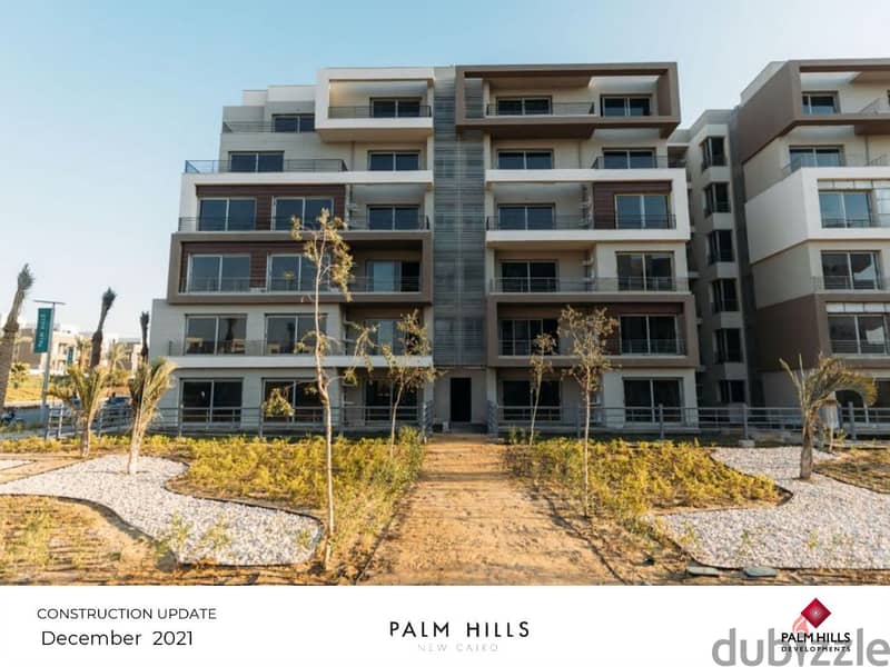 شقة للبيع 200م بالتجمع الخامس بجوار الجامعة الامريكية بكمبوند Palm Hills 0