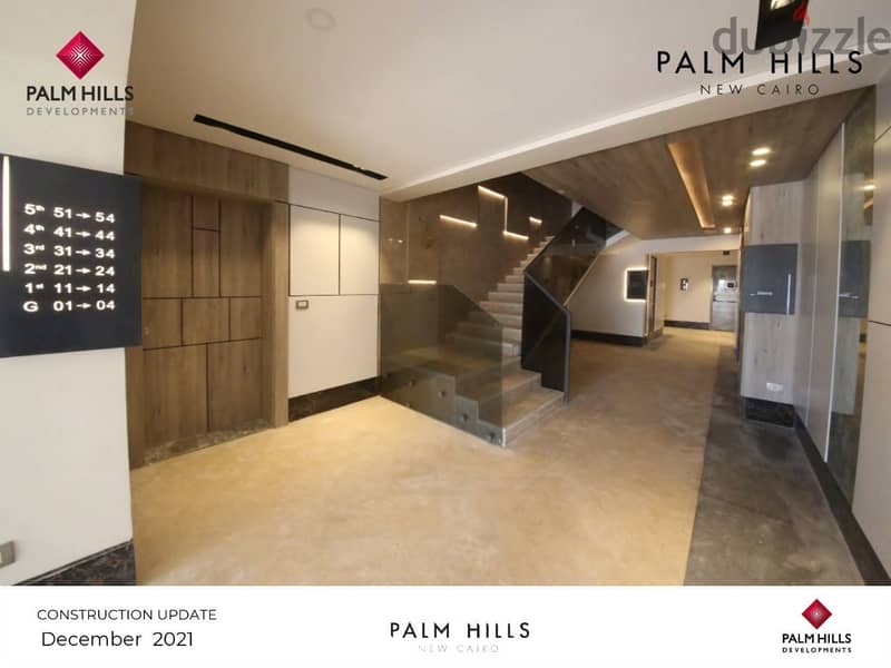 شقة للبيع 200م بالتجمع الخامس بجوار الجامعة الامريكية بكمبوند Palm Hills 8