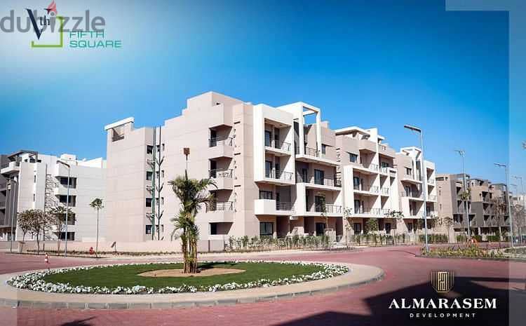 شقة بالروف للبيع متشطبة بالتكيفات فيفث سكوير FIFTH SQUARE Al Marasem 3