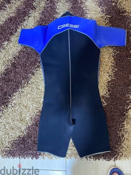 Cressi playa wetsuit 2.5 mm shorty بدلة غوص ماركة كريسى 1