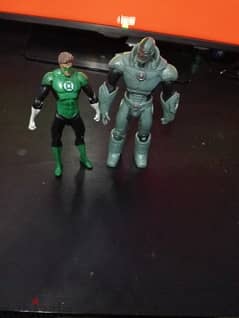 green lantern and cyborg action figures
