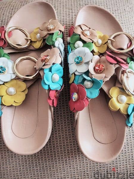 women's wedge flip flops comfortable casual thong sandals platform 2