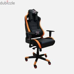 كرسي جيمينج أسود في برتقالي/GAME MAD CHAIR BLACK * ORANGE