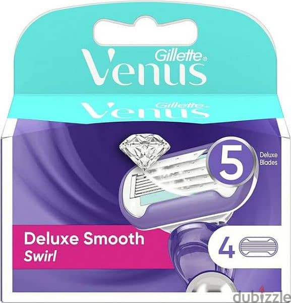 شفرات حلاقة نسائية جيليت فينوس 
Gillette Venus Swirl Flexiball Women's 1