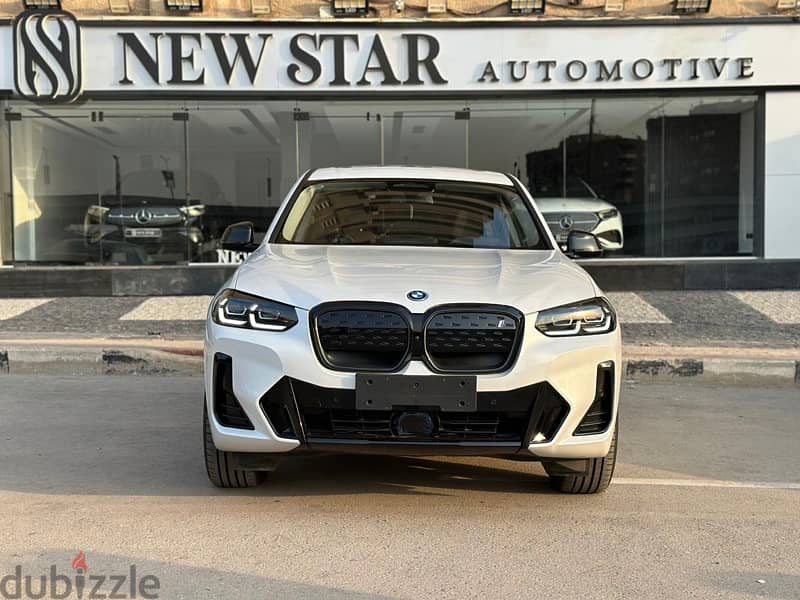 BMW iX3 2024 M. sport full electric wite x brown 1