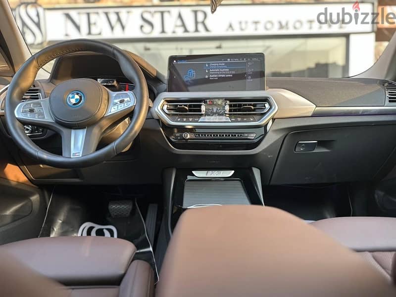 BMW iX3 2024 M. sport full electric wite x brown 9