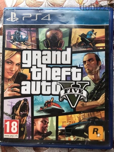 اسطوانه GTA V بحاله ممتازه 1