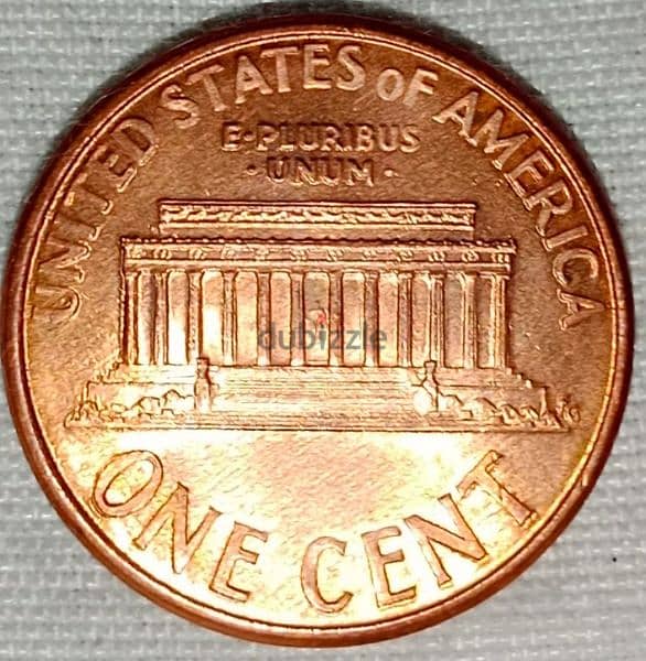 USA Memorial Rare Lincoln cent 1996 D bubble die error 7