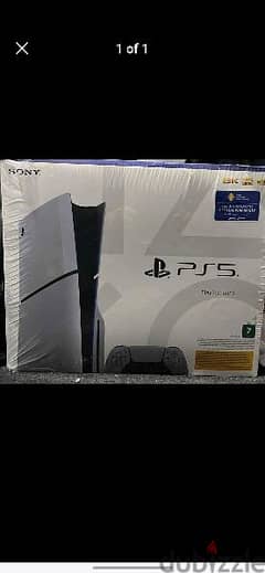 PS 5 Playstation 5 slim disc version  جديد بالكرتونة بالضمان