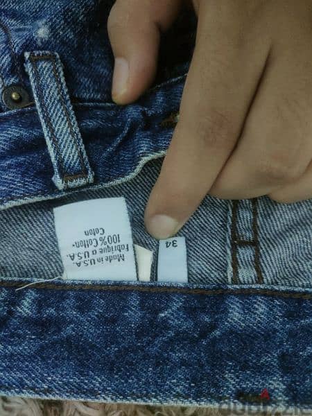 بنطلون جينز Calvin Klein اورجنيال اصلى تلبيس بوى فريند مقاس 34/35 ب650 7