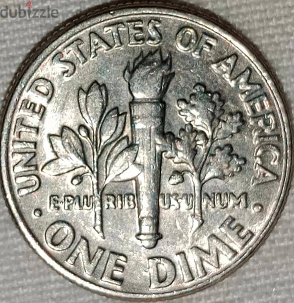 USA Rare coin 1980 D (Roosevelt Dime) error double die 2