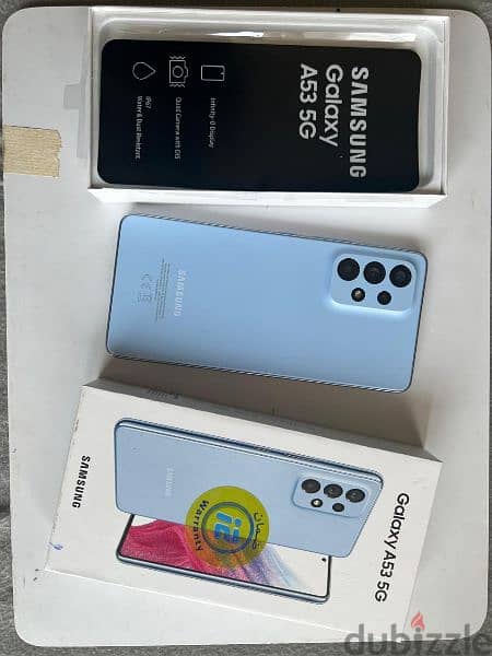 Samsung galaxy a53 dual sim, 8gb ram, 128gb storage 0