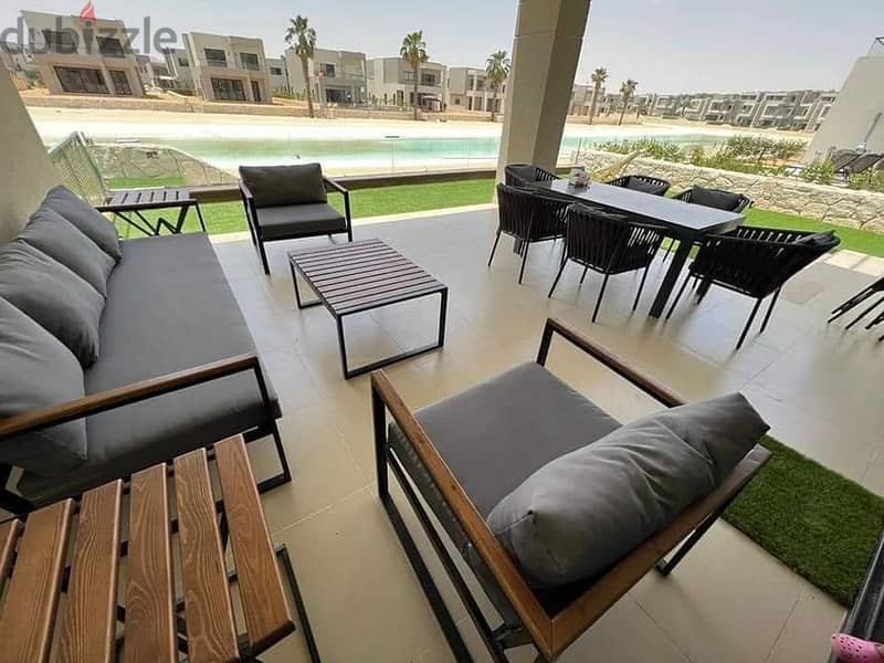 بالتقسيط شالية للبيع تشطيب كامل في ازها الساحل الشمالي - Installment Chalet for sale fully finished in Azha North Coast 5