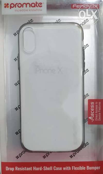 Promate new Iphone x cover جديد مجاناً لأني مش محتاجه