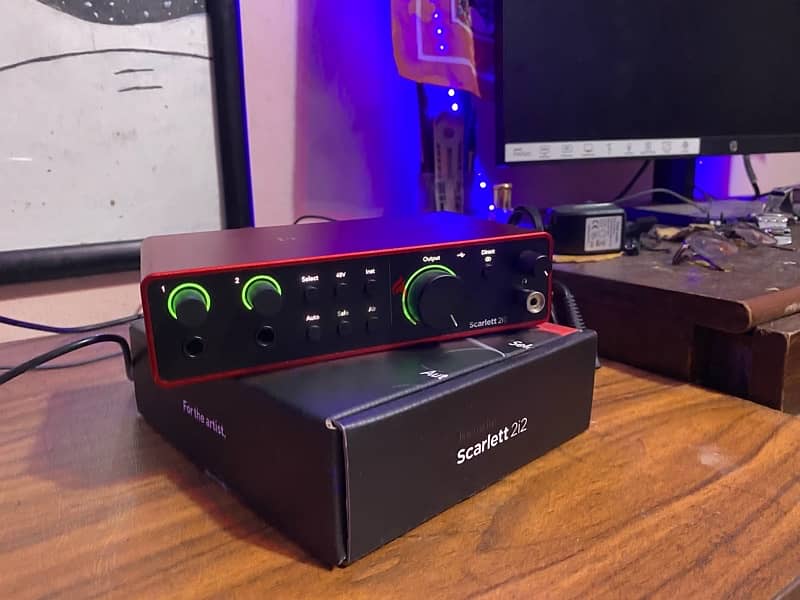 focusrite scarlett 2i2 4th gen فوكسرايت سكارليت 2 i2 الجيل الرابع 0