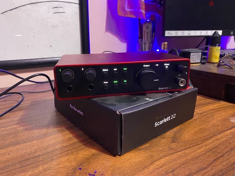 focusrite scarlett 2i2 4th gen فوكسرايت سكارليت 2 i2 الجيل الرابع 1