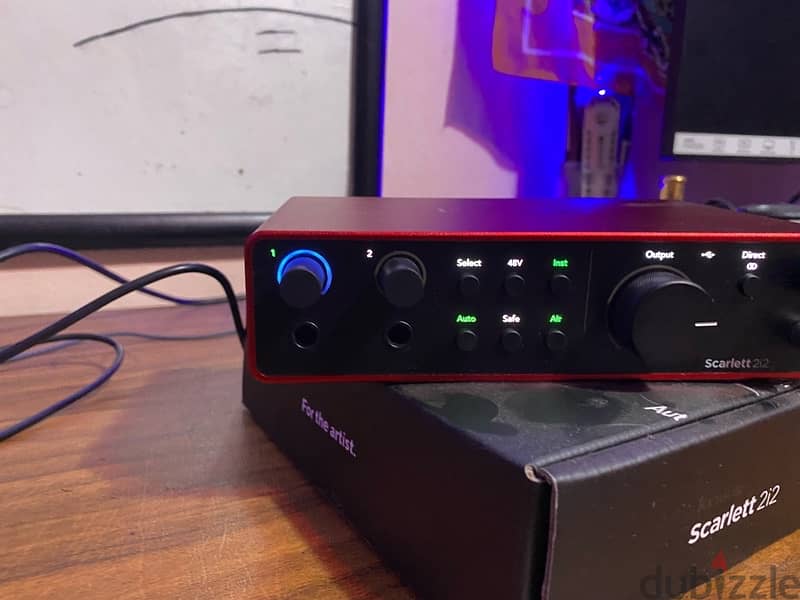 focusrite scarlett 2i2 4th gen فوكسرايت سكارليت 2 i2 الجيل الرابع 4