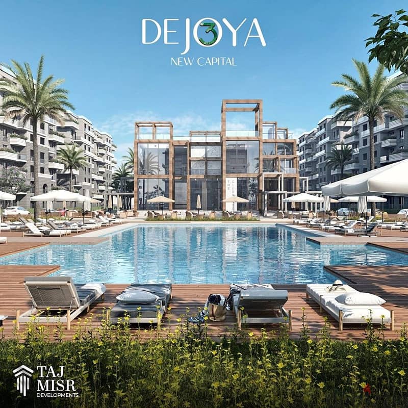 Apartment 144m immediate receipt near the presidential palace in the administrative capital - De Joya Compound 2