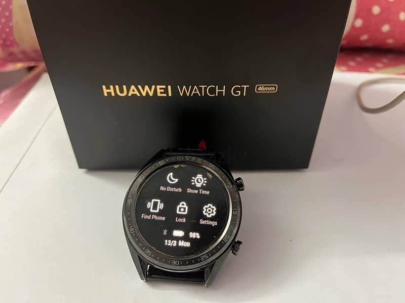 Huawei watch GT حالتها ممتازة 1