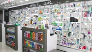 With a down payment of 1,900,000, a ground floor pharmacy for sale in the Fifth Settlement, in installments over 6 years
