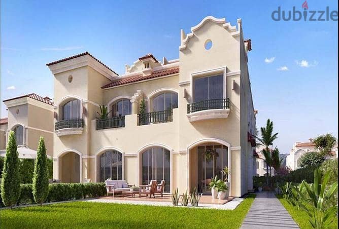 Classic standalone villa 364m ready to move with installments  in Patio Prime La Vista Sherouk   باتيو برايم لافيستا الشروق 3