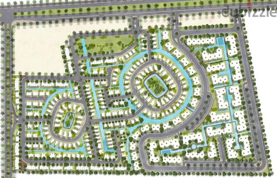 By 415K DP Own Apartment 120 sqm For Sale In New Zayed -Rivers Compound By Installments 9 years 9