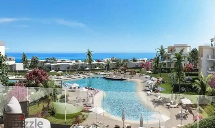 Chalet 130m for sale in Seashore by Hydepark in Ras El Hekma , North Coast - Seaview 5% D. P 2