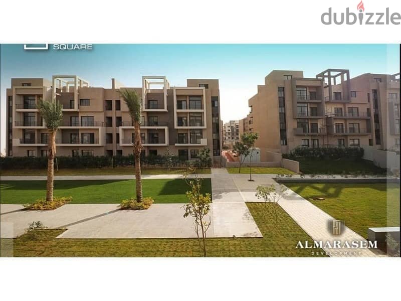 Lowest price for an  apartment 132m fulyy finished north direction open view landscape  in compound al marasem  fifth square 3