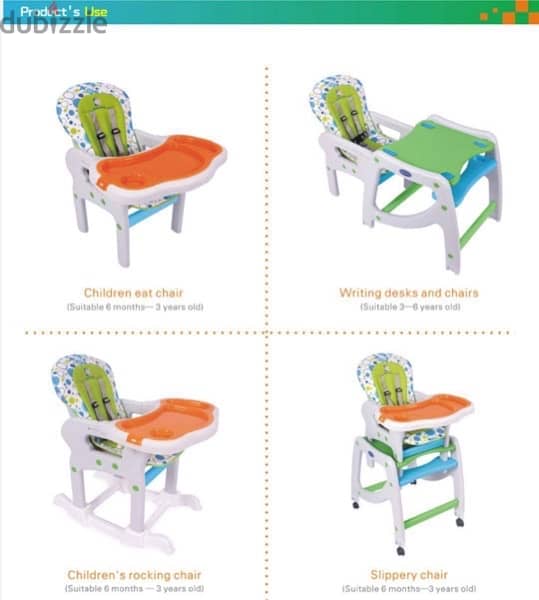 kids highchair / chair with table desk 0