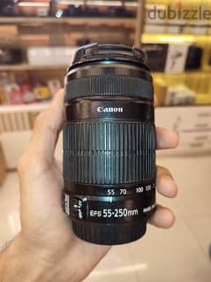 Canon Lens 55-250mm F/3.5-5.6 IS II In Good Condition