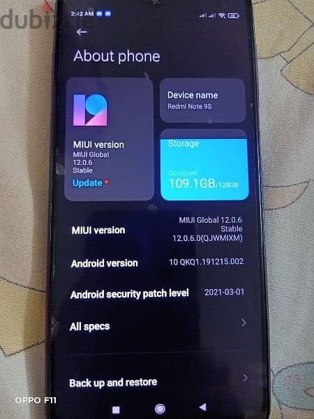 موبيل شاومي Redmi note 9s 4