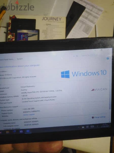 تابلت 7 بوصة ويندوز 10 زى اللاب توب بالظبط 7