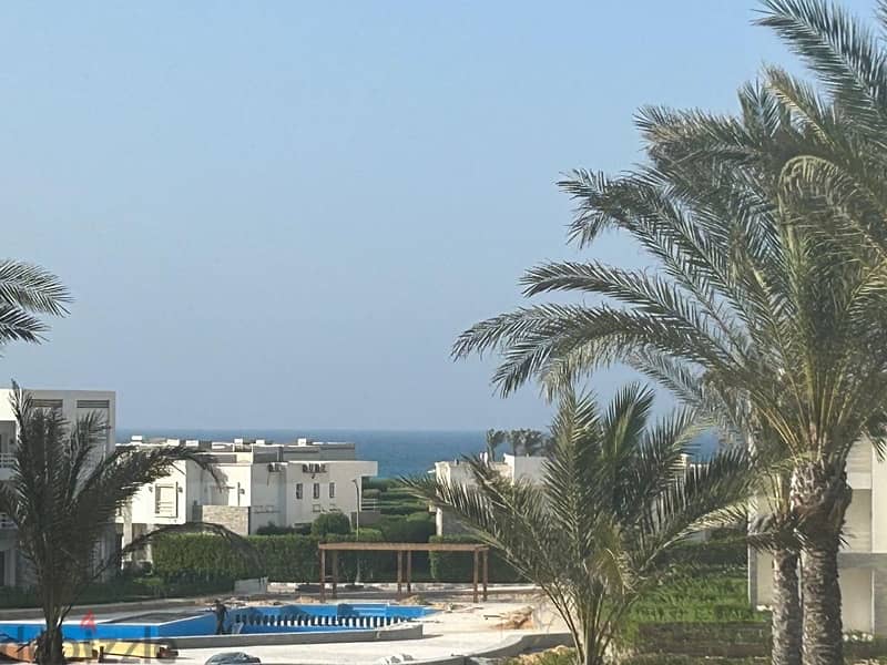 شاليه للبيع  امواج علي حمام السباحه  amwaj for sale seaview&pool view 1