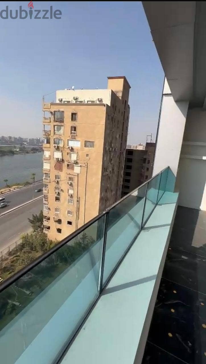 For a quick sale, a first-class studio on the Nile, fully finished, with air conditioners, furniture and appliances, in installments over 5 years with 9