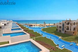 Chalet for sale, direct sea view, blue blue, Ain Sokhna, close receipt, super luxury finishing