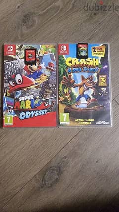Super Mario Odyssey and Crash Bandicoot N-Sane Trilogy