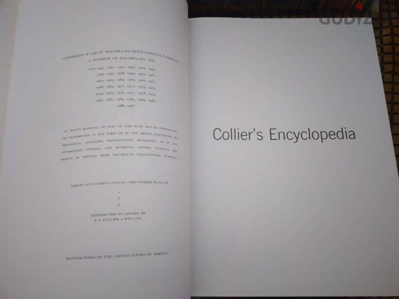 الموسوعة الأمريكية الشهيرة  Collier's Encyclopaedia 8