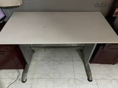 Home Gallery Strong Gray Metal Office Desk - gray 120x60