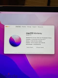 Macbook Pro 2016 (purchased 2017)