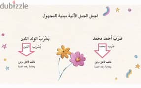 معلمة لغة عربية للمراحل من 5 ابتدائي حتى 3 إعدادي
