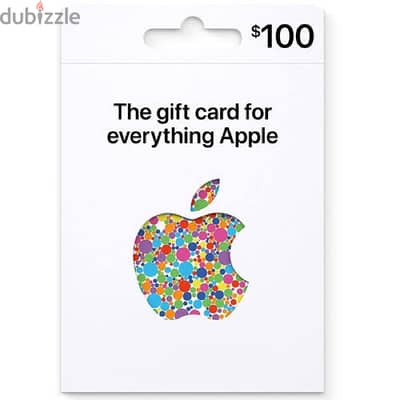 apple gift card 100$ US