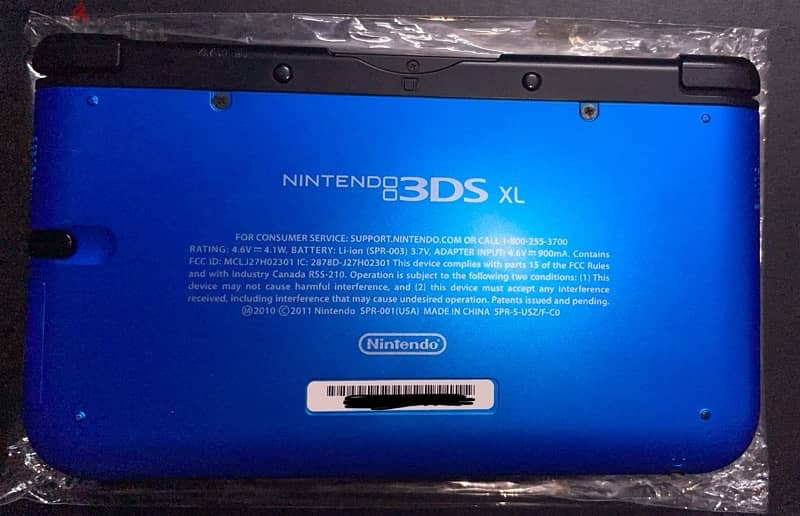 Nintendo 3ds XL (Black X Blue) 3