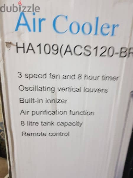 Midea Air Cooler HA 109 (Acs 120-BR) 1