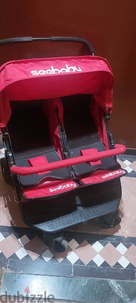 seebaby twin stroller 4