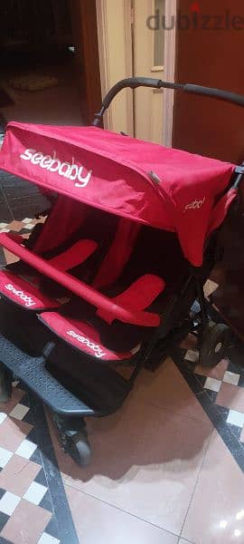 seebaby twin stroller 6