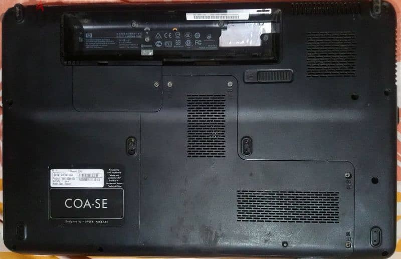 hp compaq cq61 بيفتح باور شاشة سوده 1